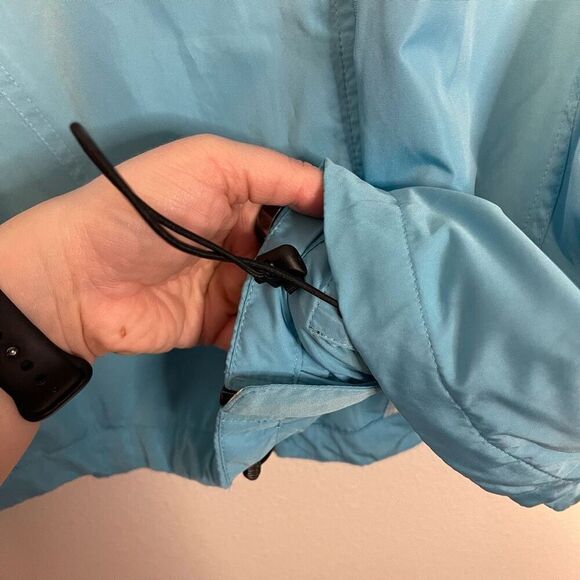 Brooks Blue Windbreaker Zip Up Jacket Size XL - Picture 6 of 10